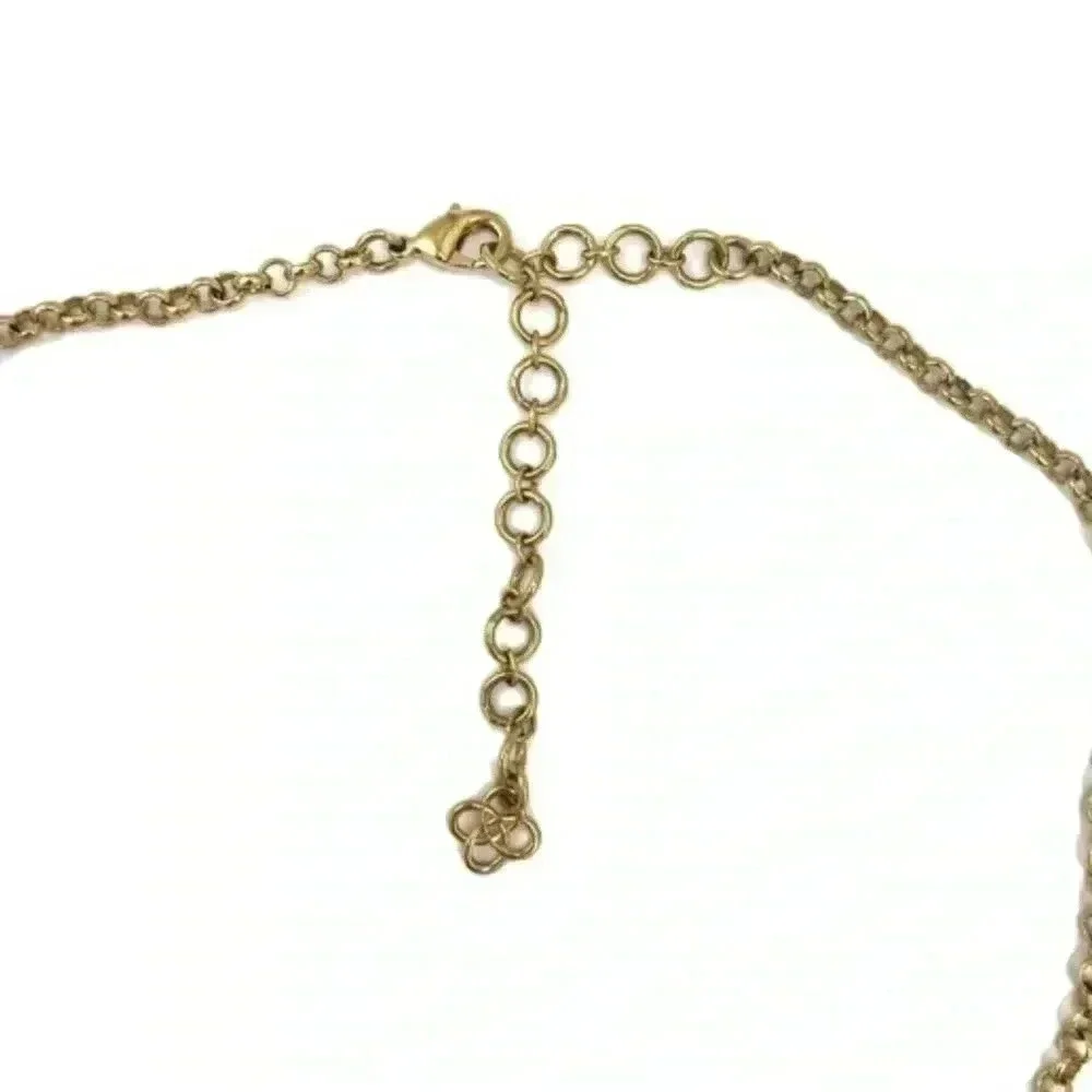 Stella and dot serenity blue green necklace good tone